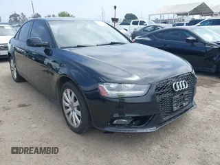 2014 Audi A4 Premium z VIN WAUAFAFL1EN024793, wystawiony jako IAAI lot #42428335 z przebiegiem 153 959 mil mil oraz . Historia ofert i sprzedaży dostępna na DreamBid. Obrazek 1.