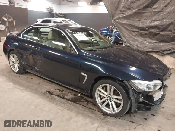 2015 BMW 4 Series 428i xDrive with VIN WBA3T1C59FP820155, listed as a IAAI auction lot 41077810 with 78,029 mi miles and . Bid and sale history available at carsss.com. Image 1.