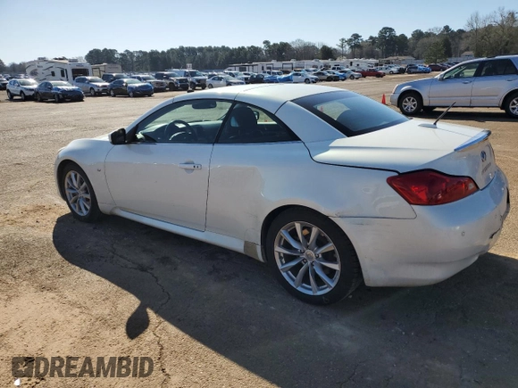 2014 Infiniti Q60 with VIN JN1CV6FE6EM901221, listed as a Copart auction lot 48051285 with 117,304 mi miles and Salvage Title. Bid and sale history available at DreamBid. Image 2.