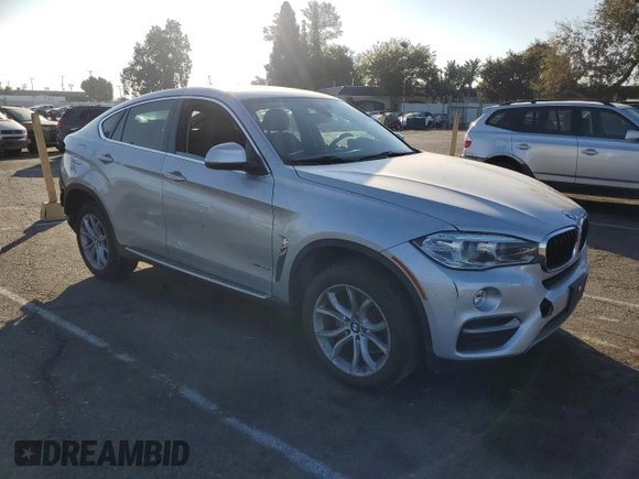 2016 BMW X6 sDrive35i with VIN 5UXKU0C59G0F93390, listed as a Copart auction lot 80156444 with 69,196 mi miles and Salvage Title. Bid and sale history available at carsss.com. Image 4.
