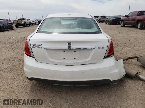 2011 Lincoln MKS with VIN 1LNHL9DR7BG605341, listed as a Copart auction lot 53712495 with 74,732 mi miles and Salvage Title. Bid and sale history available at DreamBid. Image 6.