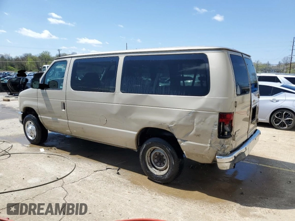2008 Ford Econoline Passenger XL with VIN 1FMNE11L48DA80599, listed as a Copart auction lot 52532405 with 263,848 mi miles and Non Repairable. Bid and sale history available at carsss.com. Image 2.