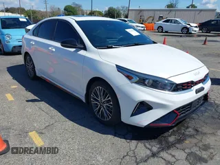 2023 Kia Forte GT-Line with VIN 3KPF54AD1PE541211, listed as a IAAI auction lot 41744705 with 19,079 mi miles. Bid and sale history available at carsss.com. Image 1.