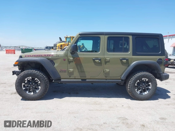 2025 Jeep Wrangler Rubicon with VIN 1C4PJXFN2SW527531, listed as a IAAI auction lot 42267227 with 8,022 mi miles and . Bid and sale history available at DreamBid. Image 14.