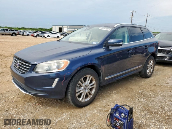 2015 Volvo XC60 T5 Drive-E Premier z VIN YV440MDK5F2740965, wystawiony jako Copart lot #58493985 z przebiegiem 55 968 mil mil oraz Szkoda całkowita • Salvage title. Historia ofert i sprzedaży dostępna na DreamBid. Obrazek 1.