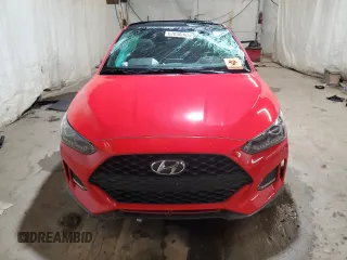 2019 Hyundai Veloster Turbo R-Spec with VIN KMHTH6AB8KU013806, listed as a Copart auction lot 67036063 with 15,599 mi miles. Bid and sale history available at carsss.com. Image 5.