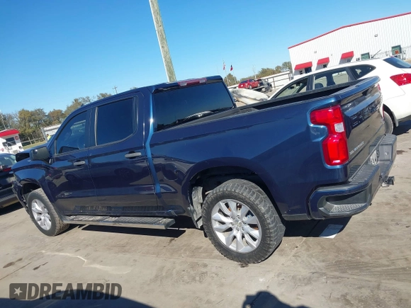 2020 Chevrolet Silverado 1500 Custom with VIN 3GCPWBEK3LG362634, listed as a IAAI auction lot 40904850 with 145,441 mi miles. Bid and sale history available at carsss.com. Image 15.