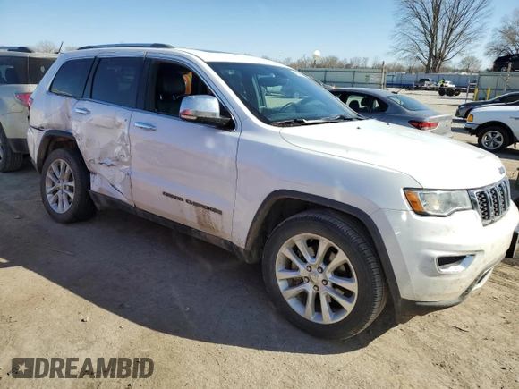 2017 Jeep Grand Cherokee Limited 75th Anniversary with VIN 1C4RJFBT0HC893988, listed as a Copart auction lot 49894675 with 96,226 mi miles and Salvage title. Bid and sale history available at DreamBid. Image 4.