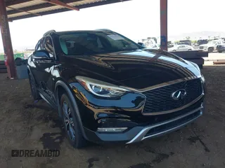 2018 Infiniti QX30 Luxury with VIN SJKCH5CR3JA056519, listed as a IAAI auction lot 42533934 with 86,578 mi miles and . Bid and sale history available at DreamBid. Image 1.