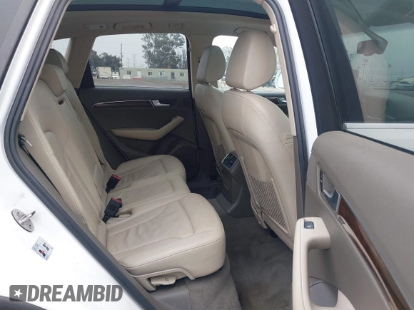 2012 Audi Q5 Premium Plus with VIN WA1LFAFPXCA125912, listed as a IAAI auction lot 42428627 with 128,617 mi miles and . Bid and sale history available at DreamBid. Image 8.