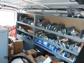 2012 Ford Econoline Cargo Commercial with VIN 1FTNE1EWXCDA09215, listed as a IAAI auction lot 42119854 with 141,625 mi miles and . Bid and sale history available at DreamBid. Image 8.