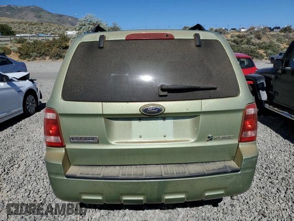 2009 Ford Escape Hybrid with VIN 1FMCU59319KA06852, listed as a Copart auction lot 61405975 with 273,931 mi miles and Salvage title. Bid and sale history available at DreamBid. Image 6.