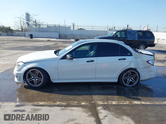2012 Mercedes-Benz C 63 AMG with VIN WDDGF7HB2CA661318, listed as a IAAI auction lot 41841635 with 125,085 mi miles and . Bid and sale history available at carsss.com. Image 14.