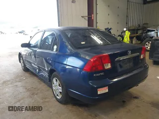 2003 Honda Civic LX with VIN 2HGES16583H529254, listed as a IAAI auction lot 42010247 with 238,517 mi miles. Bid and sale history available at carsss.com. Image 3.