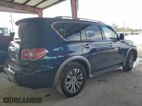 2020 Nissan Armada SL with VIN JN8AY2ND9L9106925, listed as a Copart auction lot 51975995 with 136,174 mi miles and Non Repairable. Bid and sale history available at carsss.com. Image 3.