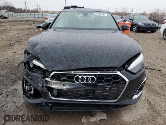 2023 Audi A5 Sportback S line Premium with VIN WAUDACF50PA012637, listed as a Copart auction lot 37794583 with Not provided miles and . Bid and sale history available at DreamBid. Image 5.