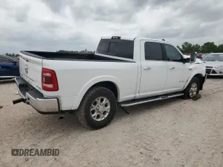 2022 Ram 2500 Laramie with VIN 3C6UR5FJ3NG219405, listed as a Copart auction lot 54243655 with 9,213 mi miles and Salvage Title. Bid and sale history available at carsss.com. Image 3.