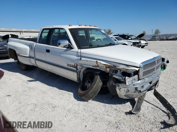 1996 Dodge Ram 3500 with VIN 3B7MC33C4TM173134, listed as a Copart auction lot 74980844 with 259,918 mi miles and Salvage Title. Bid and sale history available at carsss.com. Image 4.