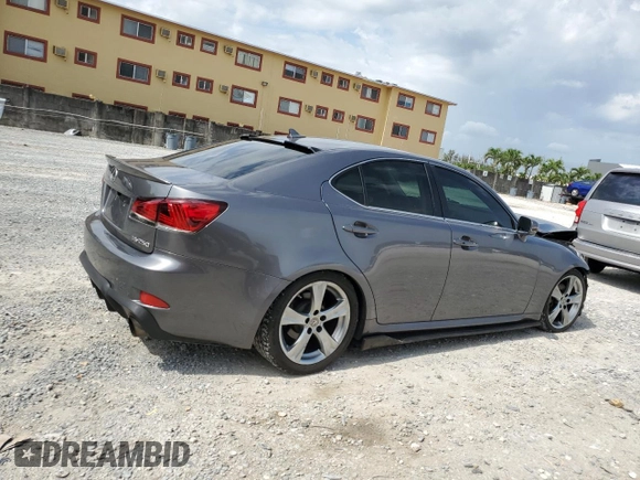 2013 Lexus IS 250 with VIN JTHBF5C24D5192600, listed as a Copart auction lot 58946155 with 144,022 mi miles and Salvage title. Bid and sale history available at DreamBid. Image 3.