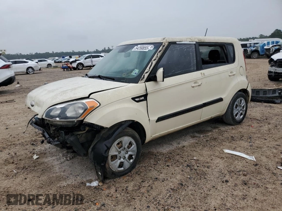 2013 Kia Soul with VIN KNDJT2A5XD7484905, listed as a Copart auction lot 54250855 with 184,350 mi miles and Salvage Title. Bid and sale history available at DreamBid. Image 1.