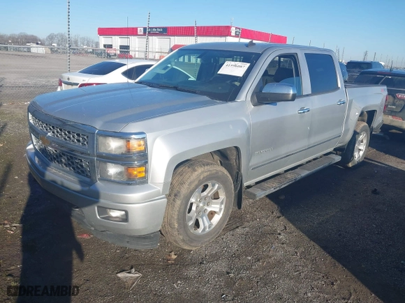 2014 Chevrolet Silverado 1500 LTZ with VIN 3GCUKSEC3EG400650, listed as a IAAI auction lot 41596087 with 127,240 mi miles. Bid and sale history available at carsss.com. Image 18.