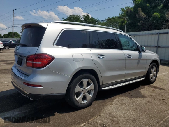 2017 Mercedes-Benz GLS 450 with VIN 4JGDF6EESHA743116, listed as a Copart auction lot 55159504 with 122,461 mi miles and . Bid and sale history available at DreamBid. Image 3.