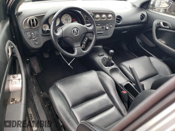 2006 Acura RSX with VIN JH4DC53856S023664, listed as a Copart auction lot 72232194 with 104,474 mi miles and Salvage title. Bid and sale history available at DreamBid. Image 8.