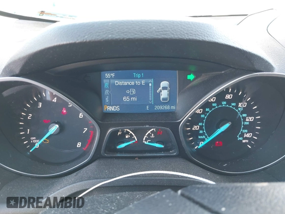 2014 Ford Escape SE with VIN 1FMCU9G90EUC24911, listed as a IAAI auction lot 42068333 with 209,268 mi miles. Bid and sale history available at carsss.com. Image 7.