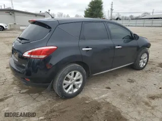 2012 Nissan Murano SV with VIN JN8AZ1MW9CW221598, listed as a Copart auction lot 46633315 with 186,270 mi miles and Non Repairable. Bid and sale history available at carsss.com. Image 3.