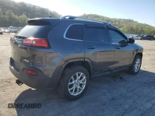 2015 Jeep Cherokee Latitude with VIN 1C4PJMCB6FW541625, listed as a Copart auction lot 54527515 with 120,997 mi miles and Salvage Title. Bid and sale history available at carsss.com. Image 3.