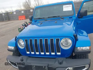 2023 Jeep Wrangler Sahara with VIN 1C4HJXEN4PW702181, listed as a IAAI auction lot 41808434 with 44,291 mi miles. Bid and sale history available at carsss.com. Image 6.
