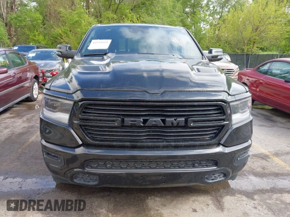 2023 Ram 1500 Laramie with VIN 1C6SRFJTXPN541328, listed as a IAAI auction lot 42121615 with 61,939 mi miles and . Bid and sale history available at DreamBid. Image 12.