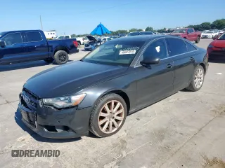 2013 Audi A6 Premium Plus with VIN WAUDFAFC5DN063589, listed as a Copart auction lot 66047015 with 108,569 mi miles and Clean title. Bid and sale history available at DreamBid. Image 1.