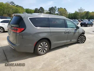 2021 Chrysler Pacifica Hybrid Touring L with VIN 2C4RC1L73MR603162, listed as a Copart auction lot 51253685 with Not provided miles and Salvage title. Bid and sale history available at DreamBid. Image 3.
