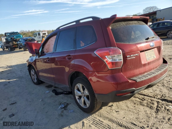 2016 Subaru Forester 2.5i Limited with VIN JF2SJARC7GH529628, listed as a Copart auction lot 47393095 with 0 mi miles and Salvage Title. Bid and sale history available at carsss.com. Image 2.