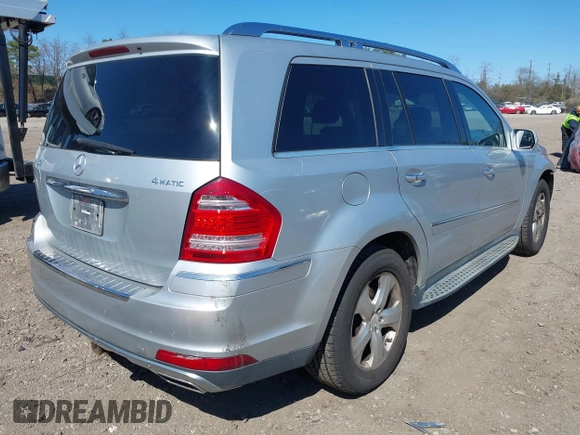 2010 Mercedes-Benz GL 450 with VIN 4JGBF7BE6AA589281, listed as a IAAI auction lot 42055449 with 192,070 mi miles and . Bid and sale history available at DreamBid. Image 4.