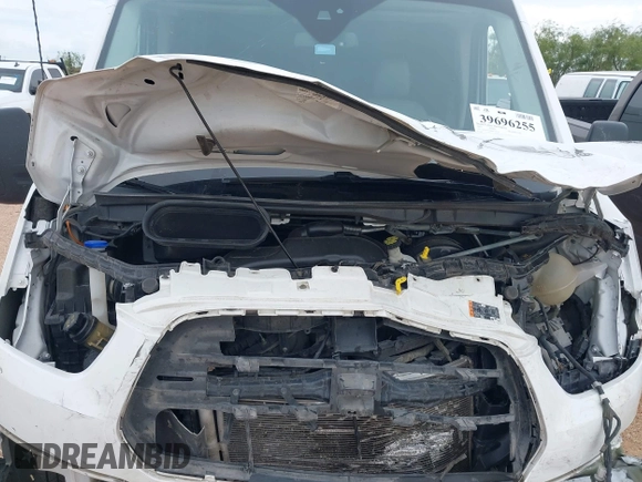2019 Ford Transit Cargo with VIN 1FTBW3XM8KKA93794, listed as a IAAI auction lot 39696255 with 127,396 mi miles and . Bid and sale history available at DreamBid. Image 10.
