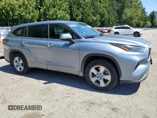2021 Toyota Highlander L with VIN 5TDBZRBH5MS059988, listed as a Copart auction lot 59023485 with 96,215 mi miles and Salvage title. Bid and sale history available at DreamBid. Image 4.