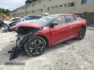 2024 Kia EV6 GT-Line with VIN KNDC44LA9R5162108, listed as a Copart auction lot 78171364 with 7,955 mi miles and Non Repairable. Bid and sale history available at carsss.com. Image 1.