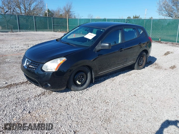 2009 Nissan Rogue S with VIN JN8AS58V09W439399, listed as a IAAI auction lot 41805423 with 217,487 mi miles. Bid and sale history available at carsss.com. Image 17.