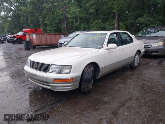 1996 Lexus LS 400 z VIN JT8BH22F2T0059651, wystawiony jako IAAI lot #42518915 z przebiegiem Nie podano mil oraz . Historia ofert i sprzedaży dostępna na DreamBid. Obrazek 2.