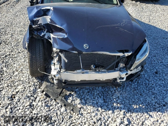 2021 Mercedes-Benz C 300 with VIN W1KWF8EB4MR606541, listed as a Copart auction lot 83422864 with 40,409 mi miles and Salvage Title. Bid and sale history available at carsss.com. Image 11.