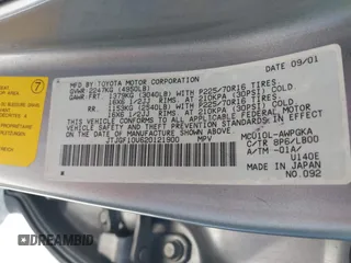 2002 Lexus RX with VIN JTJGF10U620121900, listed as a IAAI auction lot 41616404 with 157,941 mi miles. Bid and sale history available at carsss.com. Image 9.
