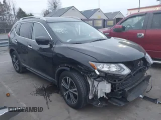 2018 Nissan Rogue SV with VIN 5N1AT2MT2JC809572, listed as a IAAI auction lot 41795161 with 93,587 mi miles and . Bid and sale history available at carsss.com. Image 14.