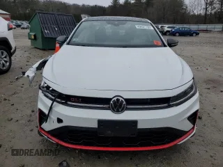 2025 Volkswagen Jetta GLI Autobahn with VIN 3VW1T7BU7SM013247, listed as a Copart auction lot 49637785 with 5,002 mi miles and Salvage Title. Bid and sale history available at DreamBid. Image 5.