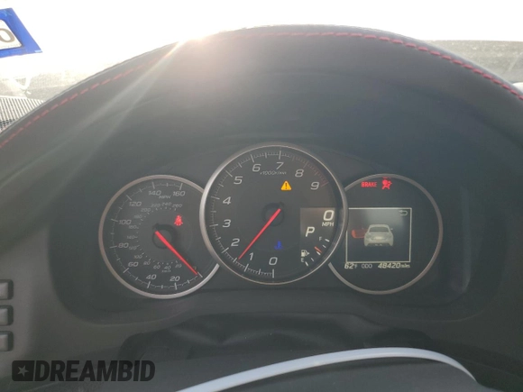 2017 Subaru BRZ Limited with VIN JF1ZCAC18H8603726, listed as a Copart auction lot 41344815 with 48,420 mi miles and Salvage Title. Bid and sale history available at carsss.com. Image 9.