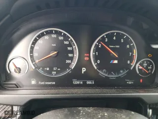 2016 BMW X5 M with VIN 5YMKT6C53G0R78343, listed as a Copart auction lot 53502584 with 123,914 mi miles. Bid and sale history available at carsss.com. Image 9.