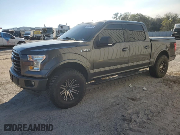 2017 Ford F-150 XL with VIN 1FTEW1CG2HFA51642, listed as a Copart auction lot 43499915 with 132,241 mi miles and Salvage title. Bid and sale history available at DreamBid. Image 1.