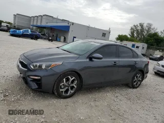 2021 Kia Forte LXS with VIN 3KPF24AD3ME337319, listed as a Copart auction lot 61855945 with 5,358 mi miles and Non repairable. Bid and sale history available at DreamBid. Image 1.