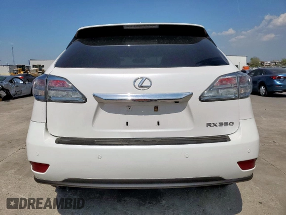 2011 Lexus RX 350 with VIN 2T2ZK1BA8BC053952, listed as a Copart auction lot 50541505 with 136,526 mi miles and Salvage Title. Bid and sale history available at carsss.com. Image 6.